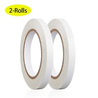 BYUEE 2 Rolls 15-MM by 30-Yards Double Sided Tape for Arts, Crafts, Scrapbooking, Rubber Stamps, Card Making, Gift Wrapping (2-Rolls)