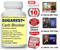 SUGAREST-ir 90 ct Top Carb Blocker Weight Loss Diet Pills Max Strength Lose Weight CHEWABLE Supplement USA for Women & Men 90 ct