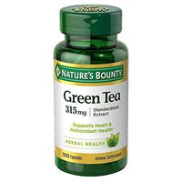 Nature's Bounty Green Tea Extract, 315mg, 100 Capsules (Pack of 2)