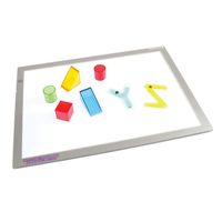 Constructive Playthings Toys Ultra Bright LED Light Panel, Interactive Flat Panel Light Fixture