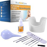 Cleanse Right 2nd Generation FDA Approved, USA Made 1 Bottle of .5OZ Ear Drops and Ear Wax Removal Tool Kit, 8 PCS Pick Set, Wash Basin, Bulb Syringe Remove Earwax Blockage, Cleaner, Irrigation Tool