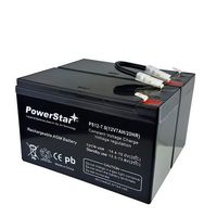 PowerStar Replacement 2X 12V 7Ah SLA Backup Battery Kit for APC, UPS XS1500 Replaces PS-1290 and RBC5