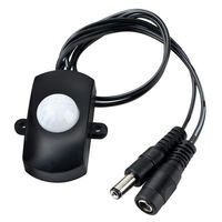 Mini Pir Motion Sensor Switch，Zoyce DC 5V-24V Mini 4A PIR Infrared Motion Sensor Detector Switch for LED Strip