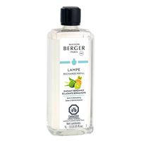Radiant Bergamot | Lampe Berger Fragrance Refill for Home Fragrance Oil Diffuser | Purifying and perfuming Your Home | 33.8 Fluid Ounces - 1 Liter | Made in France