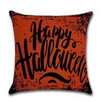 Bosji (45 x 45cm) Pillow Covers,Happy Halloween Decorative Pumpkin Holiday Throw Pillowcase Bedroom Decor Cloth Printed Zipper Cushion Pillow Case