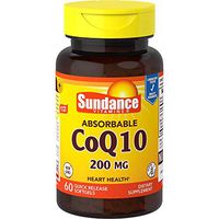 Sundance Absorb Co Q-10 200mg Plus, 60 Count