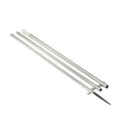 LEE'S TACKLE MX8718CR / Lee039;s 18.5039; Bright Silver Pole w/Black Spike Step Tube 1.5"