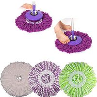 Xuprie Durable Soft Strong Water Absorption Home Mop Head Mop Replacement Head Wet Mops