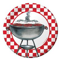 Creative Converting 8 Count Paper Dessert/Lunch Plates, Grillin' Classic