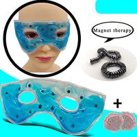 HiFineCare Cold&Hot Eye Mask Gel Bead Cooling Eye Mask for Eyes Puffy Assisted Sleep and Other Problems for Eye Reusable Plush Eye Ice Pack for Hot Cold Therapy (3)