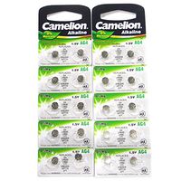 20 CAMELION AG4 / LR66 / 177 / 377 Button Cell Battery Long Shelf Life 0% Mercury (Expire Date Marked)
