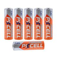 1.6V Rechargeable aa AAA Size Batteries 1.6v Ni-Zn Batteries Count (AA 6Pcs)
