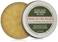 Head-to-Toe Salve by Whidbey Island Natural | All-Natural | Relief is in The tin! | 4 OZ - TIN