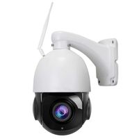 Outdoor PTZ 2.4G WiFi Security Camera Wireless Surveillance HD 1080P Pan/Tilt 20X Optical Zoom 200ft Night Vision Two-Way Audio IP66 Weatherproof Motion Detection & E-Mail/Push Alerts AT-500PW