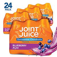 Joint Juice Glucosamine and Chondroitin Supplement, Blue Acai, 8 fl oz Bottle, (24 Count)