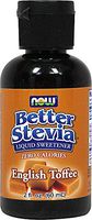 Now Better Stevia Liquid Sweetener English Toffee 2 fl.oz by Now