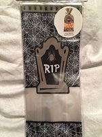 R.I.P Tombstone Cello Treat Bags (20) with Ties