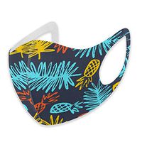Mouth Masks for Dust Protection Anti Face Mask Washable Earloop Mask Pineapple