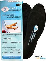Cloud9 Dynamic Liquid Massaging Orthotic Insoles | Best Shoe Inserts | Arch Support & Foot Pain Relief | Premium Glycerin Filled Insert | Absorbs Shock (L2 - Men 9.5-10.5 | Women Size 9.5-11)