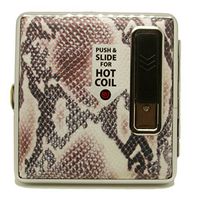Rechargeable Electronic Cigarette Case Lighter (Snakeskin)