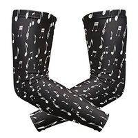 Anyangquji Music Note Arm Sleeve Protectiv for Man Elbow Brace for Arthritis (1 Pair)