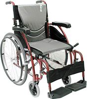 Karman Healthcare S-115 Ergonomic Ultra Lightweight Manual Wheelchair, Rose Red, 18" Seat Width
