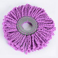 Bluelans Microfiber Replacement Mop Head Refill for 360° Spin Magic Mop (Purple)