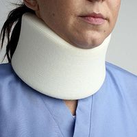 MediChoice Serpentine Cervical Collar, Small, 1-Inch Medium-Density Foam Covered with Stockinette, Hook and Loop Closure, 3.5 Inch High x 18.25 Inch Long (Each of 1)