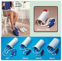 Sock and Stocking Aid with Built-Up Foam Handles - Adult, 4"W x 9 1/2"L Rope 30", Pack of 25