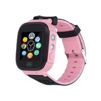 Kids Smart Watch - Smart Phone Watch for 3-12 Year Old Boys Girls with GPS Locator 1.44'' HD Touch Screen Fitness Tracker SOS Camera Game Flashlight Anti Lost Alarm Clock Holiday Birthday Gift (Pink)