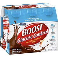 Boost Glucose Control Rich Chocolate Ready To Drink, 8 oz (3 - Pack ,18 Count)