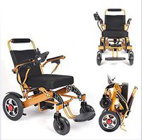 WLY Disabled Electric Wheelchair 500W/20A Lithium Battery Double Drive one Button Folding Adult Portable Electric Wheelchair Elderly Scooter