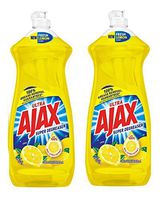 Ajax Dishwashing Liquid, Super Degreaser, Lemon, 28 Ounce, 2 Pack