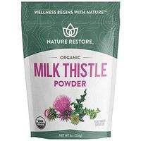 USDA Certified Organic Milk Thistle Seed Powder, 8 Ounces, Non GMO, Gluten Free, Packaged in California