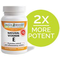 Natural Wellness Vitamin E - Mixed Tocopherols - 400iu, 100 Softgels