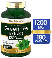 EGCG Green Tea Extract Pills | 1200 mg 180 Capsules | Max Potency | Non-GMO & Gluten Free Supplement | by Horbaach
