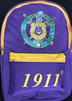 Keleafrica Omega Psi Phi USB Port Backpack