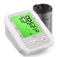 LTLGHY Blood Pressure Monitor Upper Arm for Home Use, Auto Pulse Rate Systolic Diastolic BP Tracker, Dual Power Mode & Hypertension Detector, 3 Color Backlit Display, 2 192 Memories