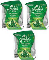 Glade Plugins Scented Oil Refill - Winter Collection 2017 - Tree Lighting Wonder - 2 Count Refills Per Package - Pack of 3 Packages