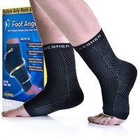 GESHER Gift-Compression Foot Socks, Arch Support Ankle Support Medical Compression Sock Foot Sleeves Plantar Fasciitis