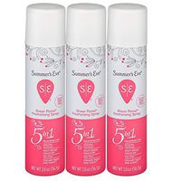 Summer's Eve Freshening Spray, Sheer Floral, pH Balanced, Dermatologist & Gynecologist Tested, 2 Ounce, Pack of 3