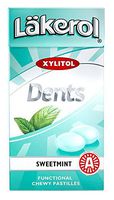 24 Boxes x 36g of Läkerol Dents Sweetmint - Original - Swedish - Sugar Free - Xylitol - Pastilles - Lozenges - Dragees - Drops - Candies - Sweets