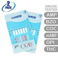 MiCare [2pk] - 6-Panel Urine Drug Test Card (AMP/BZO/COC/mAMP/OPI/THC) #MI-WDOA-264