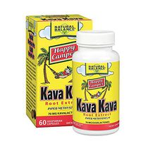 Natural Balance Happy Camper Kava Kava Root Extract | 70mg Kavalactones | Calm & Relaxation Supplement for Mood & Stress Support | 60 VegCaps
