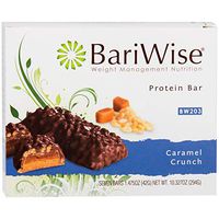 BariWise Protein Bar/Diet Bars - High Protein, Trans Fat Free, Gluten Free, Aspartame Free (Caramel Crunch, 1 Box - 7 count)