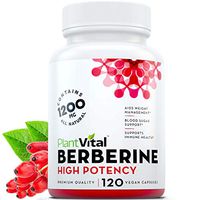 New! Berberine 1200mg Supplement.120 Vegan Capsules. Supports Healthy Weight Management, Boost Immune System, Blood Sugar Stabilizer, Glucose Metabolism & Cardiovascular Health. Non-GMO
