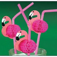 Flamingo Straws - pack of 12