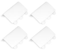 MoKo Xbox One Battery Door Back for Controller White, (4 Pack) Shell Cover Replacement for Xbox One/Xbox One S Wireless Controller