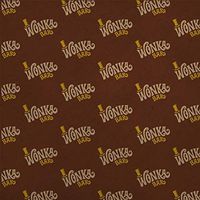 GRAPHICS & MORE Willy Wonka and The Chocolate Factory Wonka Bar Logo Premium Kraft Roll Gift Wrap Wrapping Paper