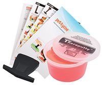 TheraPutty Standard Exercise Putty Red 1 LB + Puttycise Key Turn TheraPutty Exercise Tool + Manual Bundle